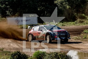 2018-06-10 - Craig Breen e il navigatore Scott Martin su Citroen C3 WRC al crossodromo sulla PS10 - RALLY ITALIA SARDEGNA WRC - RALLY - MOTORS